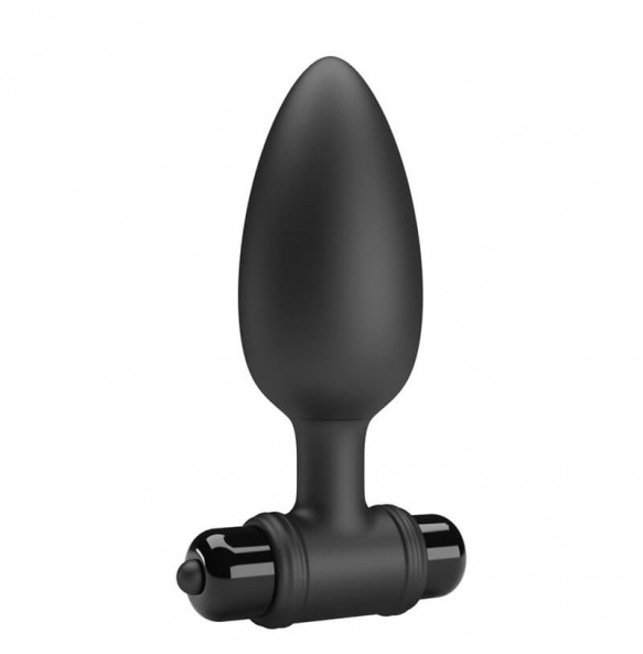 MR PLAY - Vibrating Anal Plug (Battery - Black)